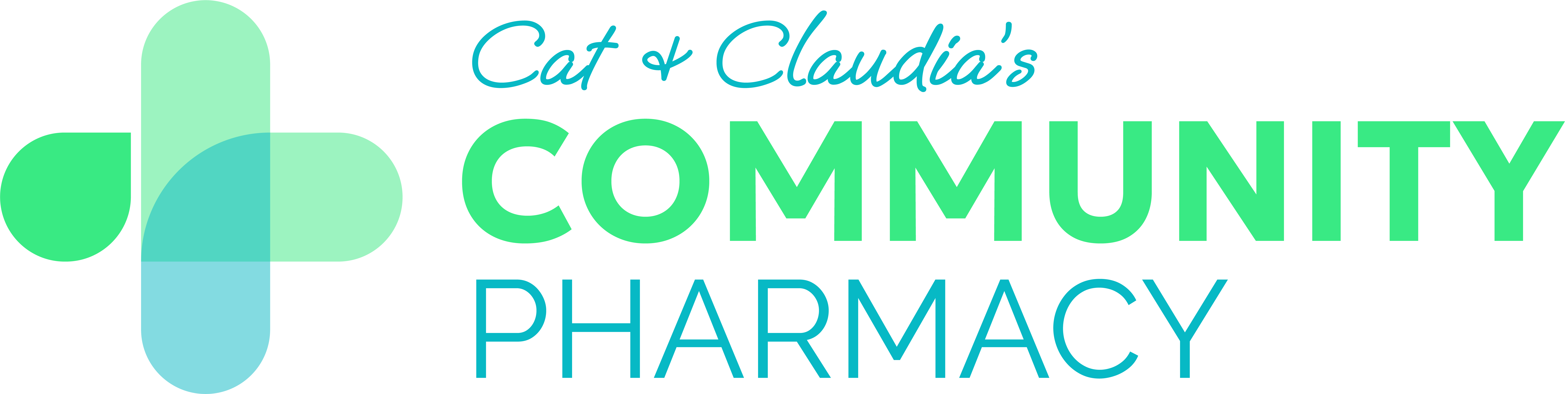 Cat & Claudia's Community Pharmacy Logo